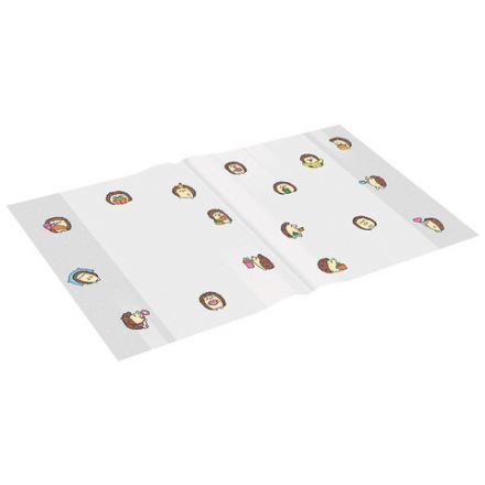 Обложки "HEDGEHOGS" для тетрадей и дневников, КОМПЛЕКТ 10 шт., ПЛОТНЫЕ, 210х350 мм, 110 мкм, FUNSTER (ФАНСТЕР), 274088