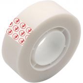 Клейкая лента канцелярская Kores Invisible невидимая матовая 19 мм х 33 м