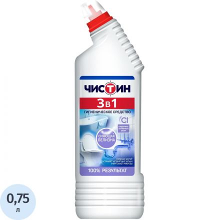 Средство для сантехники Чистин 3 в 1 0.75 кг