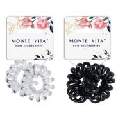 Резинки для волос НАБОР 2 шт., диаметр 5 см, пружинка, АССОРТИ, MONTE VITA (МОНТЕ ВИТА) 457059