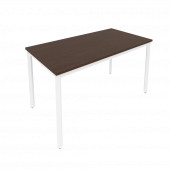 Slim Стол письменный на металлокаркасе С.СП-5 Венге/Белый металл 1380*720*750 Slim Стол письменный на металлокаркасе С.СП-5 Венге/Белый металл 1380*720*750