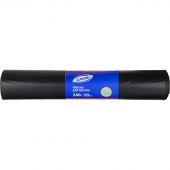 Мешки для мусора ПВД 240л 100мкм 10шт/рул черные 90x135см  Luscan