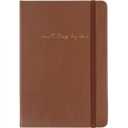 Ежедневник недатированный коричневый, А5, 140x200мм, 136 л. ATTACHE