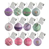 Украшение ёлочное (1 шт.) "Зимняя нежность", 8 см, ассорти 25 дизайнов, ЗОЛОТАЯ СКАЗКА, 592580