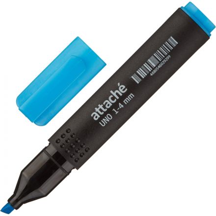 Маркер текстовыделитель Attache Economy Uno 1-4мм синий Маркер текстовыделитель Attache Economy Uno 1-4мм синий