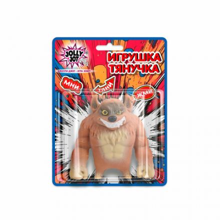 Игрушка-антистресс "ГИЕНА", 10 см, ассорти, 3 цвета, блистер, JOLLY JOT (ДЖОЛЛИ ДЖОТ), 665781
