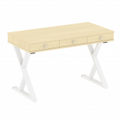 Home Office Стол письменный VR.SP-1-118.M Клён/Белый металл 1180*600*750 Home Office Стол письменный VR.SP-1-118.M Клён/Белый металл 1180*600*750