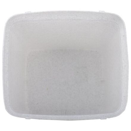 Ведро мусорное с КРЫШКОЙ (качающейся) 15 литров, "СВИНГ", 47х27х23 см, серое, IDEA, М 2462