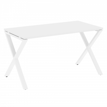 Loft Стол рабочий VR.L-SRX-3.7 Белый бриллиант/Белый металл 1380*720*750