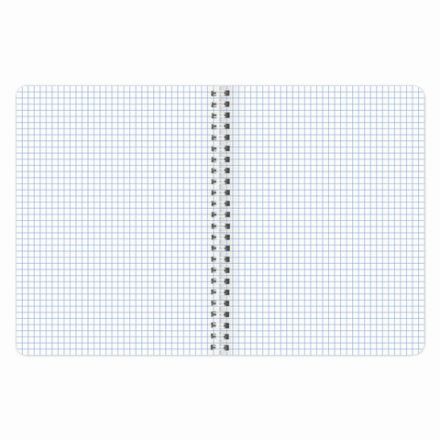 Тетрадь А5 96 л. BRAUBERG, гребень, клетка, обложка картон, "Безмятежность" (микс в спайке), 404423