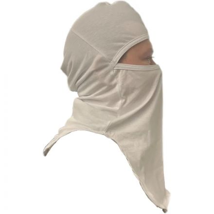 Балаклава  трикотаж ХАССП плотность 120 г. р-р универсальный цв.белый