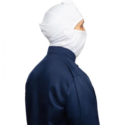 Балаклава  трикотаж ХАССП плотность 120 г. р-р универсальный цв.белый