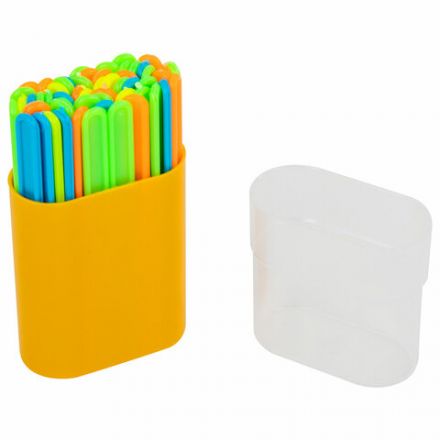 Счетные палочки ЮНЛАНДИЯ "ЛЁГКИЙ СЧЁТ", 50 штук, ассорти, в пластиковом пенале, 104754 Счетные палочки ЮНЛАНДИЯ "ЛЁГКИЙ СЧЁТ", 50 штук, ассорти, в пластиковом пенале, 104754