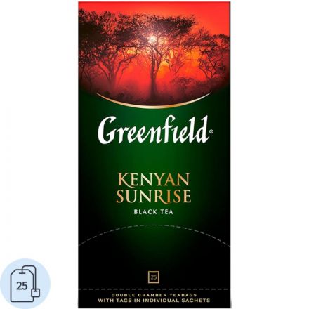 Чай Greenfield Kenyan Sunrise черный 25 пакетиков