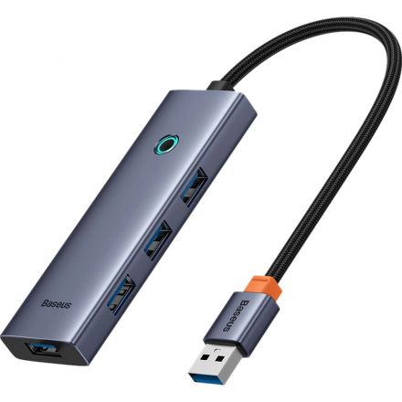 Разветвитель USB Baseus UltraJoy 4-Port Sp.Grey C-USB3.0 B0005280A813-03 Разветвитель USB Baseus UltraJoy 4-Port Sp.Grey C-USB3.0 B0005280A813-03