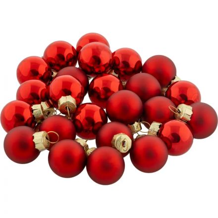 Набор шаров подвесных из стекла, наб.24 шт / 2,5x2,5x2,5см арт.92656 Набор шаров подвесных из стекла, наб.24 шт / 2,5x2,5x2,5см арт.92656