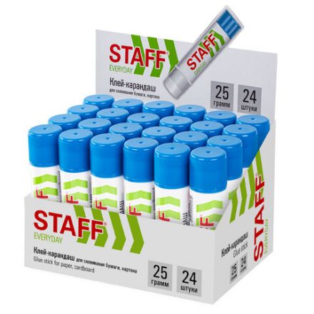 Клей-карандаш STAFF EVERYDAY, 25 г, 228664