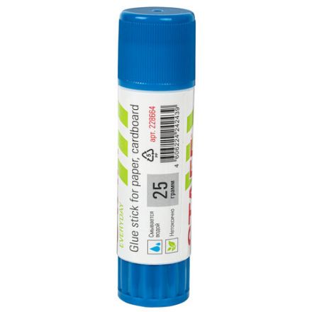 Клей-карандаш STAFF EVERYDAY, 25 г, 228664