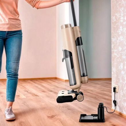 Пылесос моющий KITFORT КТ-5162-3, потреб. мощность 400 Вт, желтый