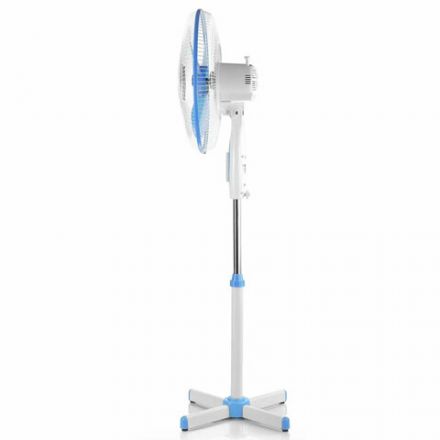 Вентилятор напольный, 3 режима, CENTEK CT-5015 Blue, d=43 см, 40 Вт, синий Вентилятор напольный, 3 режима, CENTEK CT-5015 Blue, d=43 см, 40 Вт, синий