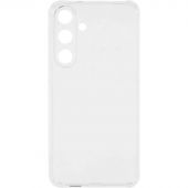 Чехол накладка PERO силикон для Samsung S25 Plus прозрачный усиленный