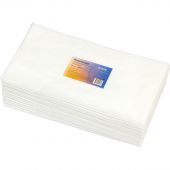 Салфетка спанлейс 35x70 см, белый, пл.60, тиснение, 50шт/уп, 10258