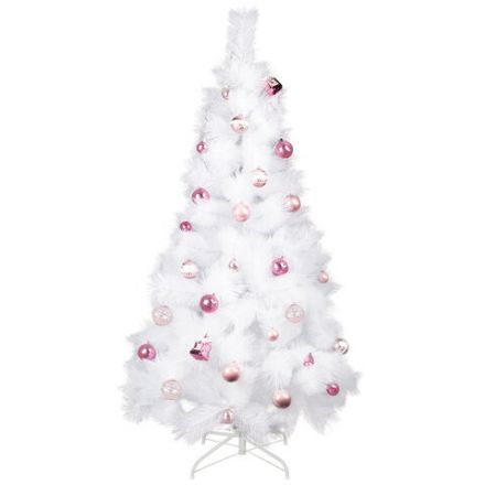 Ель новогодняя искусственная "Пушистая" 150 см, белая, ЗОЛОТАЯ СКАЗКА, 592047