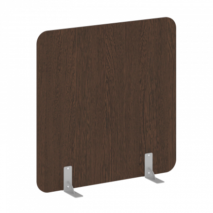 R-line Перегородки на металлических опорах на фетровых подпятниках DP.F-120-120 Венге/Серый металл 1200*18*1200