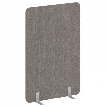 R-line soft Перегородки на металлических опорах на фетровых подпятниках AP.F-120-180 Romeo 05/Серый металл 1200*18*1800