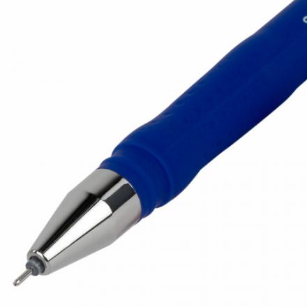 Ручка гелевая BRAUBERG SPECIAL, СИНЯЯ, игольчатый узел 0,38 мм, тонкая линия письма 0,2 мм, 144245