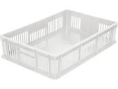 Ящик 600х400х140 мм дно сплош.стенки перф.без ручек натуральный морозостойкий