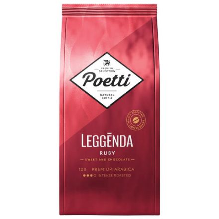 Кофе в зернах POETTI "Leggenda Ruby" 1 кг, арабика 100%, 18002 Кофе в зернах POETTI "Leggenda Ruby" 1 кг, арабика 100%, 18002