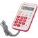 Калькулятор карманный со шнурком BRAUBERG DC-109-WWR (61x110 мм), 8 разрядов, БЕЛЫЙ/КРАСНЫЙ, 272644