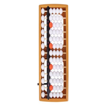 Счеты Абакус (соробан) белые ЮНЛАНДИЯ "Ментальная арифметика", 13 разрядов, кнопка обнуления, 106238 Счеты Абакус (соробан) белые ЮНЛАНДИЯ "Ментальная арифметика", 13 разрядов, кнопка обнуления, 106238