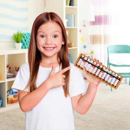 Счеты Абакус (соробан) белые ЮНЛАНДИЯ "Ментальная арифметика", 13 разрядов, кнопка обнуления, 106238 Счеты Абакус (соробан) белые ЮНЛАНДИЯ "Ментальная арифметика", 13 разрядов, кнопка обнуления, 106238