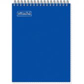 Блокнот Attache Plastic А5 80 листов синий в клетку на спирали (150x210 мм) Блокнот Attache Plastic А5 80 листов синий в клетку на спирали (150x210 мм)