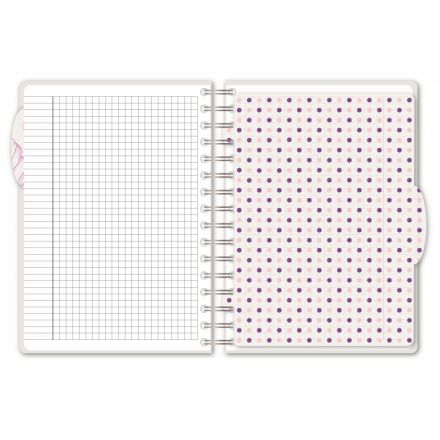 Бизнес-тетрадь А5,140л,кл,сп,пласт Attache Selection Flower Dreams I Choose