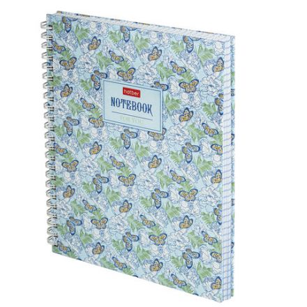 Тетрадь А5, 96 л., HATBER, гребень, клетка, обложка твердая, "В аромате грез", 070332, 96Тт5В1гр_24205