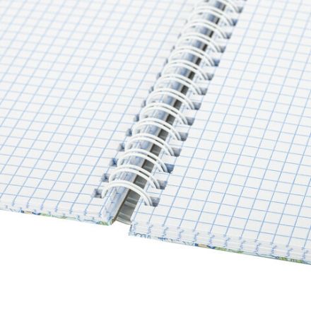 Тетрадь А5, 96 л., HATBER, гребень, клетка, обложка твердая, "В аромате грез", 070332, 96Тт5В1гр_24205