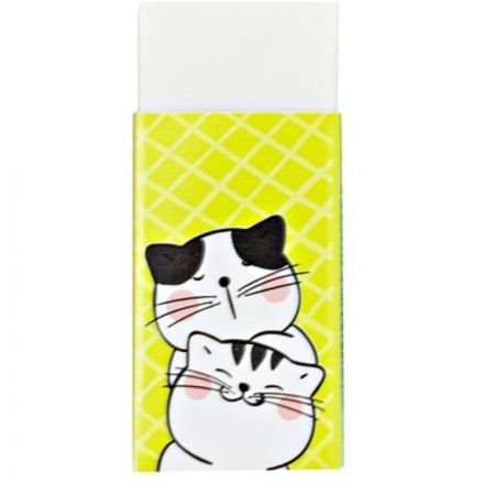 Ластик прямоугольный M&G So Many Cats, 43x18x12 мм, ПВХ, белый, уп ассорти