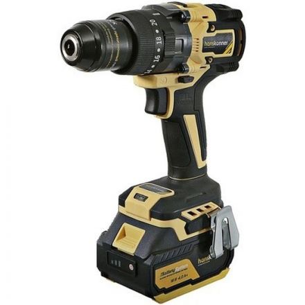 Дрель акк б/щ удар Hanskonner PLATINUM,18В,1BatterySystem HCD18165BLI