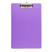 Папка-планшет Bantex A4 картонная сиреневая без крышки