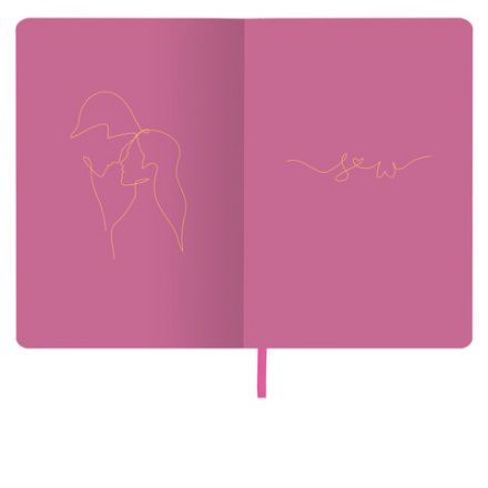 Блокнот А5 (143x210 мм), BRAUBERG VISTA "Color clouds", под кожу, гибкий, 80 л., 112068