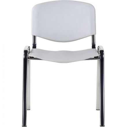 Стул UP_EChair Rio(ИЗО) хром, пластик серый