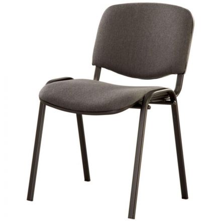 Стул UA_ISO WIN(ИЗО) черн, ткань серая С-38