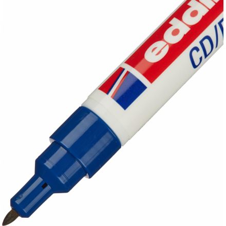 Маркер для CD Edding E-8400/3 синий (толщина линии письма 0.5-1мм)