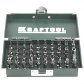Набор бит KRAFTOOL X-Drive кованых, Cr-Mo, 50 предм, в боксе (26065-H50)