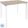 Стол ONIX-П П на металлокаркасе O.MP-SP-1.7 аттик дуб/белый Ш980