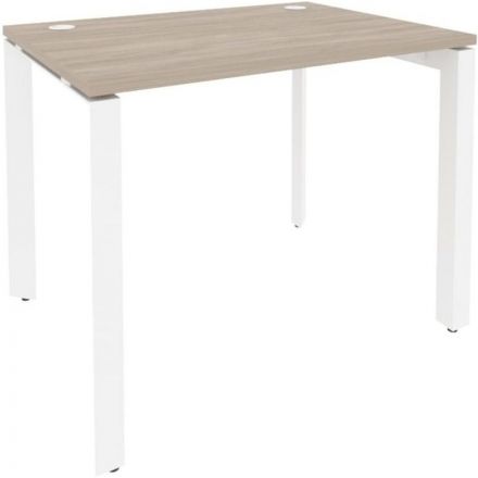 Стол ONIX-П П на металлокаркасе O.MP-SP-1.7 аттик дуб/белый Ш980