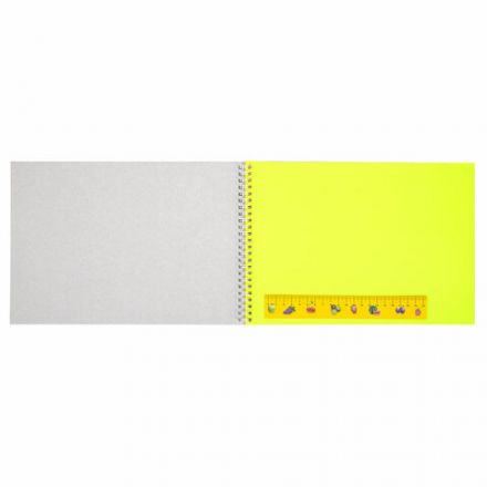 Цветная бумага А4 для аппликаций и оригами, 30 л., 10 цв., 80 г/м2, гребень, "Басня", 210х297 мм, ПО-9166